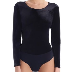 Commando Black Velvet Bodysuit